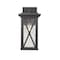 Z-Lite Brookside 1 Light Outdoor Wall Sconce, Black And Clear Seedy 583S-BK - alternate 7
